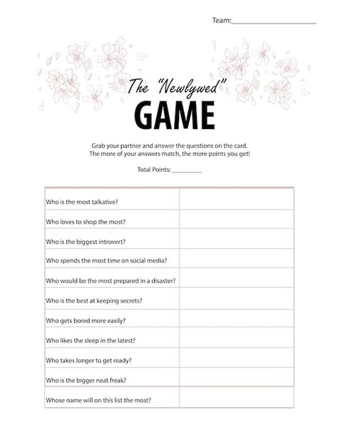 152 Newlywed Game Questions: Funny, Dirty.